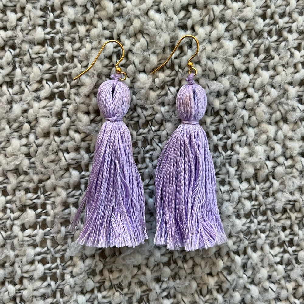 The Tradd Tassel Earring from The Tiny Tassel, Cute earrings for summer!